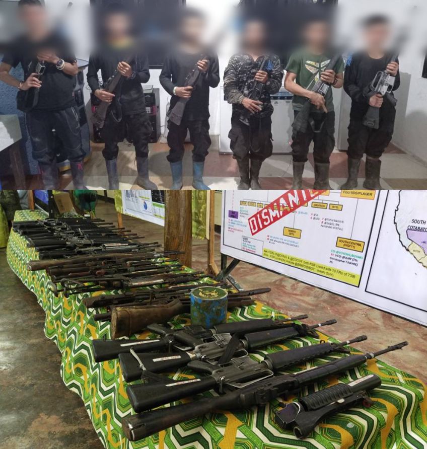 6 CTG Members Yield After Ka Oris’ Death, Largest Arms Cache Found in Eastern Mindanao